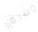 Part Location Diagram of B204631GS Briggs and Stratton Cradle